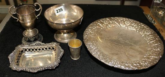 Quantity of mixed silver